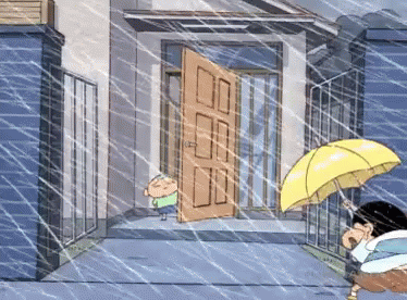 Shinchan Rain GIF - Shin Chan Anime Japanese GIFs