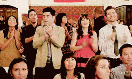 Clapping ! GIF - New Girl Clapping Happy GIFs