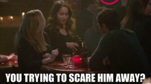 Station19 Andy Herrera GIF - Station19 Andy Herrera You Trying To Scare Him Away GIFs