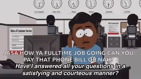 South Park Customer Service GIF - South Park Customer Service Have Answered All Your Question GIFs