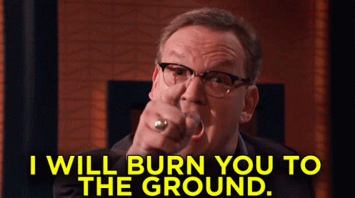Andy Richter I Will Burn You To The Ground GIF - Andy Richter I Will Burn You To The Ground Upset GIFs