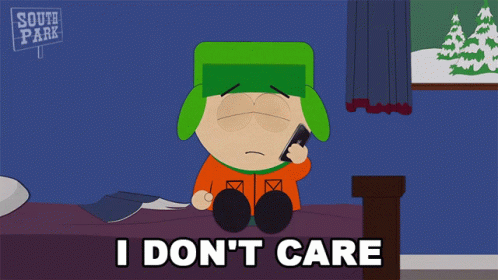I Dont Care Kyle GIF - I Dont Care Kyle South Park GIFs