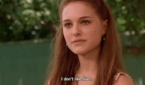 a woman says i don 't like fives while looking at the camera .