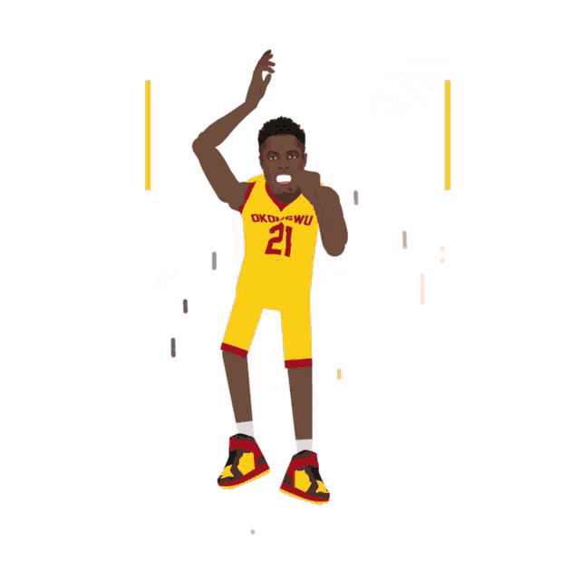 an atlanta hawks basketball card with onyeka okono on it