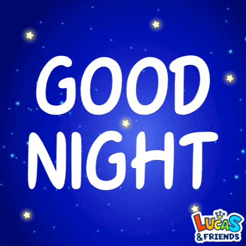 a blue background with the words good night written in white