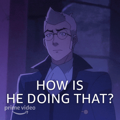 How Is He Doing That Percy GIF
