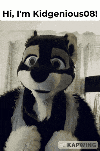 a picture of a furry animal with the caption hi i 'm kidgenous08