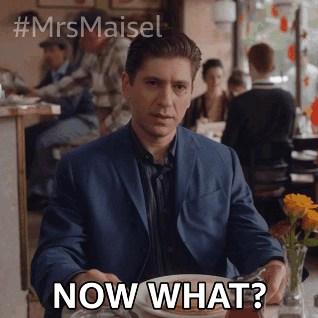 Now What Joel Maisel GIF - Now What Joel Maisel The Marvelous Mrs Maisel GIFs