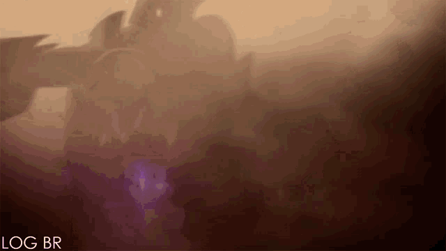 a blurred image with the words log br at the bottom