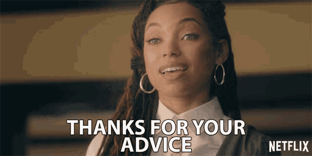 Thanks For Your Advise Logan Browning GIF - Thanks For Your Advise Logan Browning Samantha White GIFs