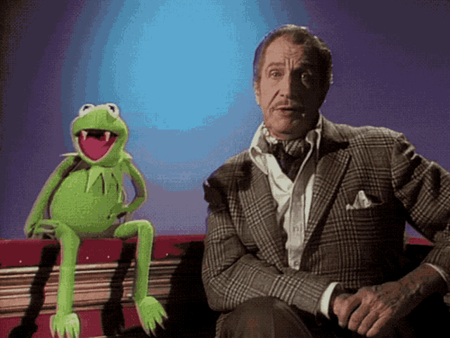Muppets Vincent Price GIF - Muppets Vincent Price Kermit GIFs