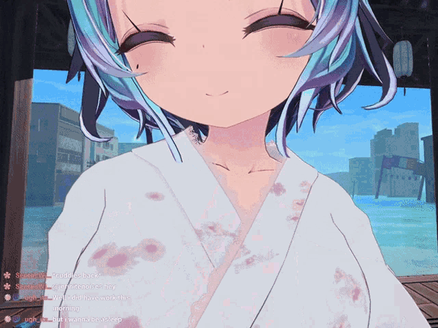 a screenshot of a video game shows a girl in a white robe