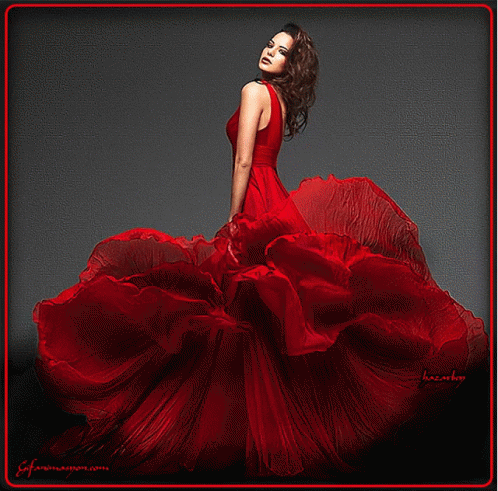 Woman Red GIF - Woman Red Elegant GIFs