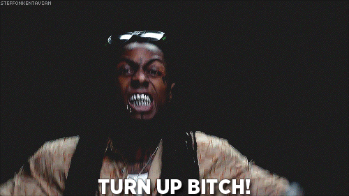 Turn Up Bitch GIF - Turnt Turntup Turnup GIFs