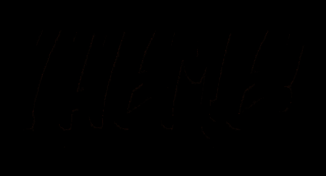 a black background with the word theme written in purple