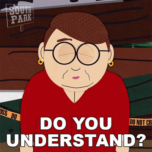Do You Understand Ms Diane Choksondik GIF - Do You Understand Ms Diane Choksondik South Park GIFs