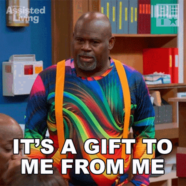 Its A Gift To Me From Me Leroy Brown GIF - Its A Gift To Me From Me Leroy Brown Assisted Living GIFs