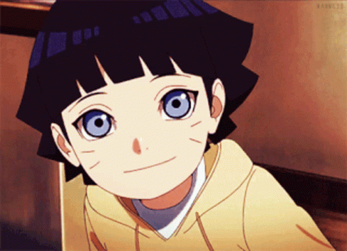 Im Happy To Have A Brother Like You Smile GIF - Im Happy To Have A Brother Like You Smile Himawari Uzumaki GIFs