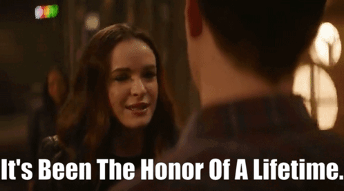 The Flash Caitlin Snow GIF - The Flash Caitlin Snow Its Been The Honor Of A Lifetime GIFs