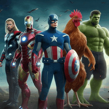 a group of superheroes including captain america iron man thor and the hulk