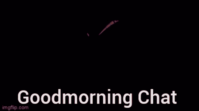 a cartoon character holding a lamp with the words good morning chat
