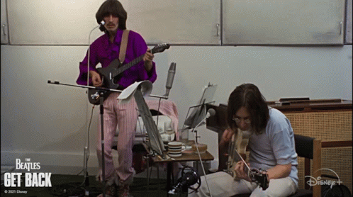 Rocking Out George Harrison GIF - Rocking Out George Harrison John Lennon GIFs