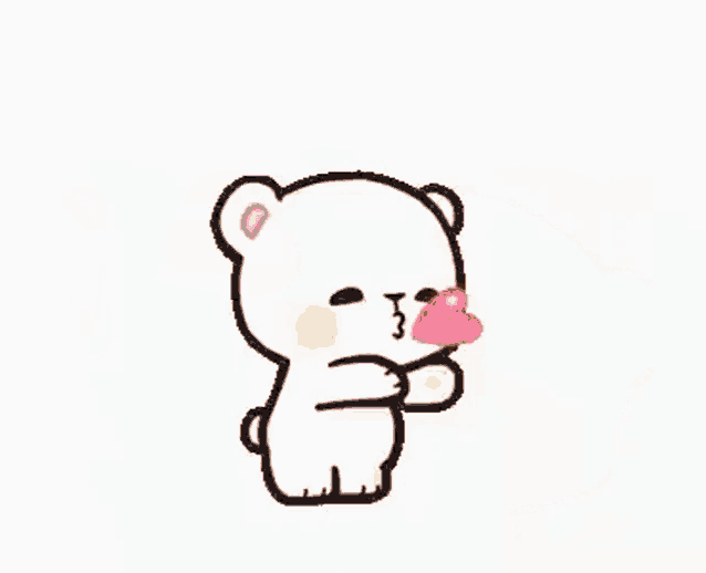 a teddy bear with a crown on its head and hearts coming out of it .