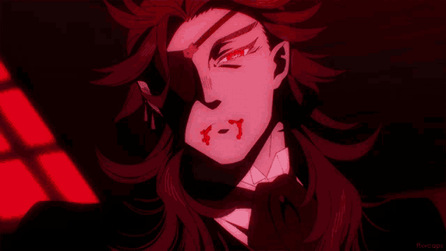 a drawing of a vampire with blood coming out of his mouth and the word flexcaps below it