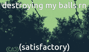 a poster that says destroying my balls rn