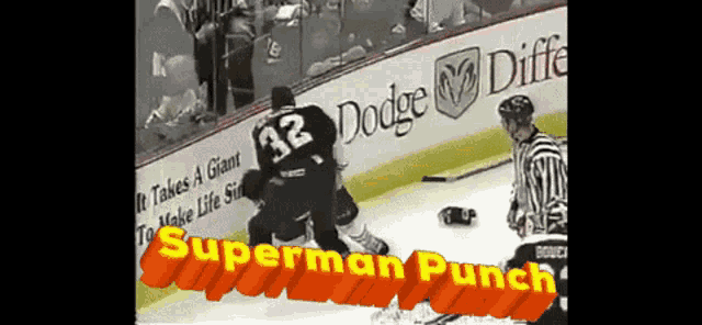 a hockey game is sponsored by dodge