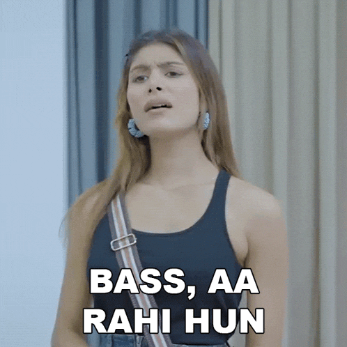 Bass Aa Rahi Hun Rinki Chaudhary GIF - Bass Aa Rahi Hun Rinki Chaudhary Bass Pahunch Rahi Hu GIFs