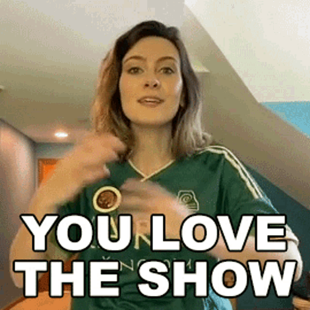 You Love The Show Michaela Murphy GIF - You Love The Show Michaela Murphy Cameo GIFs