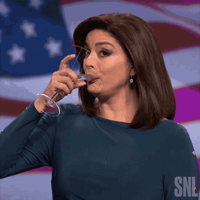 Drinking Cecily Strong GIF - Drinking Cecily Strong Saturday Night Live GIFs