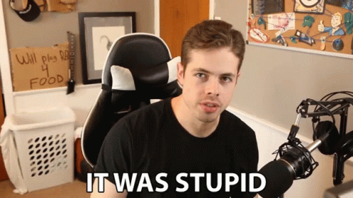 It Was Stupid Upset GIF - It Was Stupid Upset Disappointed GIFs