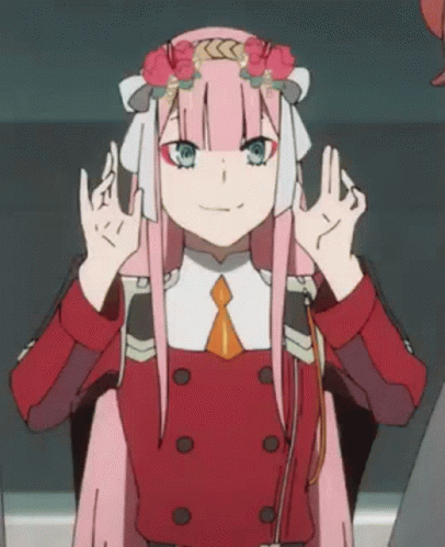 Darling In The Franxx Draling In The Franxx GIF - Darling In The Franxx Draling In The Franxx Flower Crown GIFs