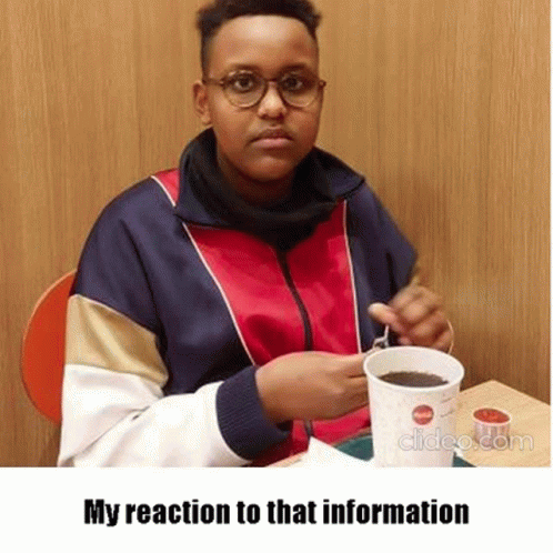 My Reaction To That Information Meme GIF