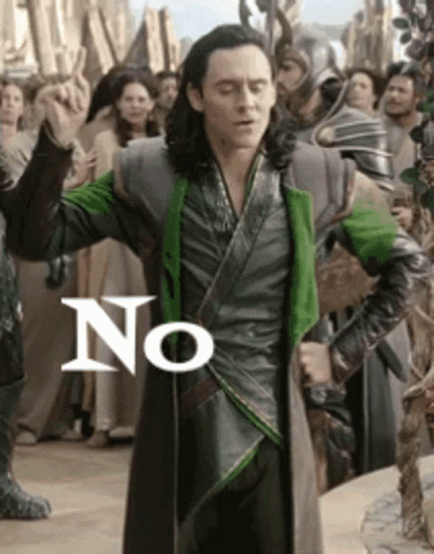 No Loki GIF - No Loki Tom Hiddleston GIFs