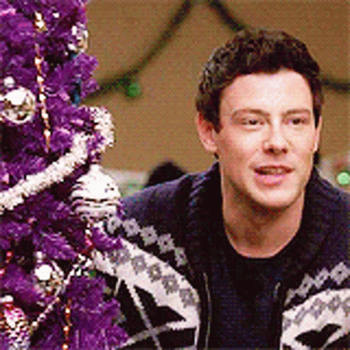 Cory Monteith Christmas GIF - Cory Monteith Christmas Handsome GIFs