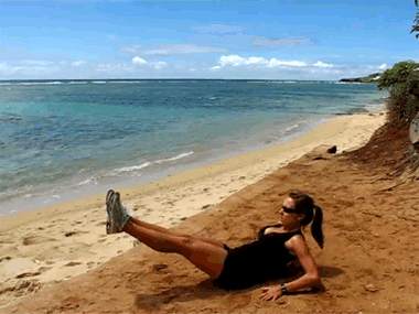 1. Exercise Even If You Only Have 15 Minutes To Do It. GIF - Exercise Beach No Excuses GIFs