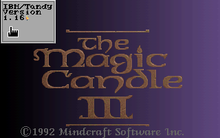 a screenshot of the magic candle iii from 1992 mindcraft software inc