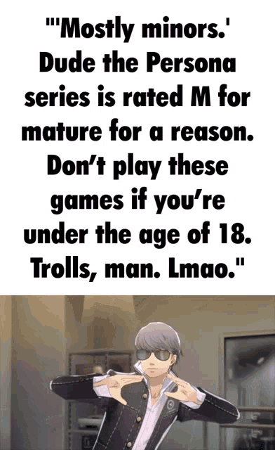 a poster that says " mostly minors " on it
