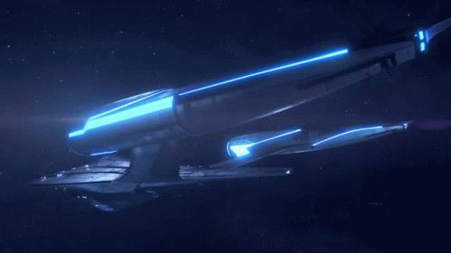 Spaceship Star Trek Prodigy GIF - Spaceship Star Trek Prodigy Travelling GIFs