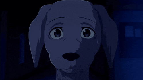 a close up of a dog with its mouth open