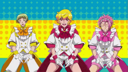 防衛部　美男高校地球防衛部love! アニメ 変なダンス GIF - High Earth Defense Club Dance Anime GIFs