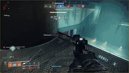 a screenshot of a video game that says round 3 match point on the screen