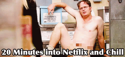 Netflix And Chill GIF - Dwight Schrute Theoffice Netflixandchill GIFs
