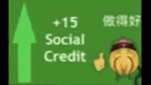 Social Credit Social Credit Score GIF