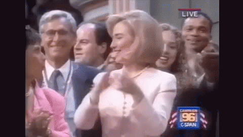 Hillaryclinton Chillary GIF - Hillaryclinton Chillary Clapping GIFs