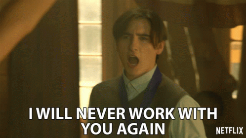 I Will Never Work With You Again Brews Brothers GIF - I Will Never Work With You Again Brews Brothers Its Over GIFs