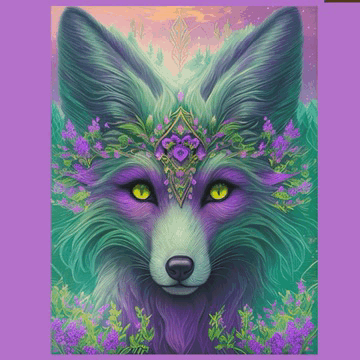 Purple Fox GIF